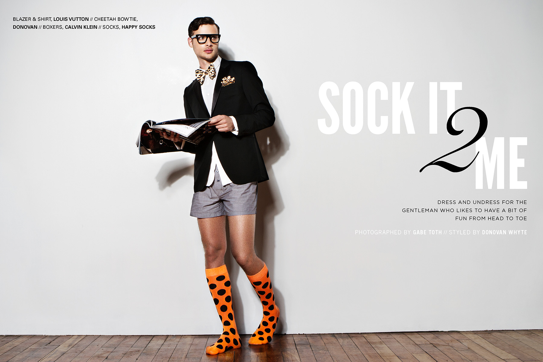 Sock it 2 Me Editorial for Kenton Magazine by Gabe Toth